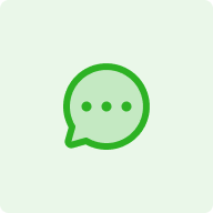 Chat bubble icon